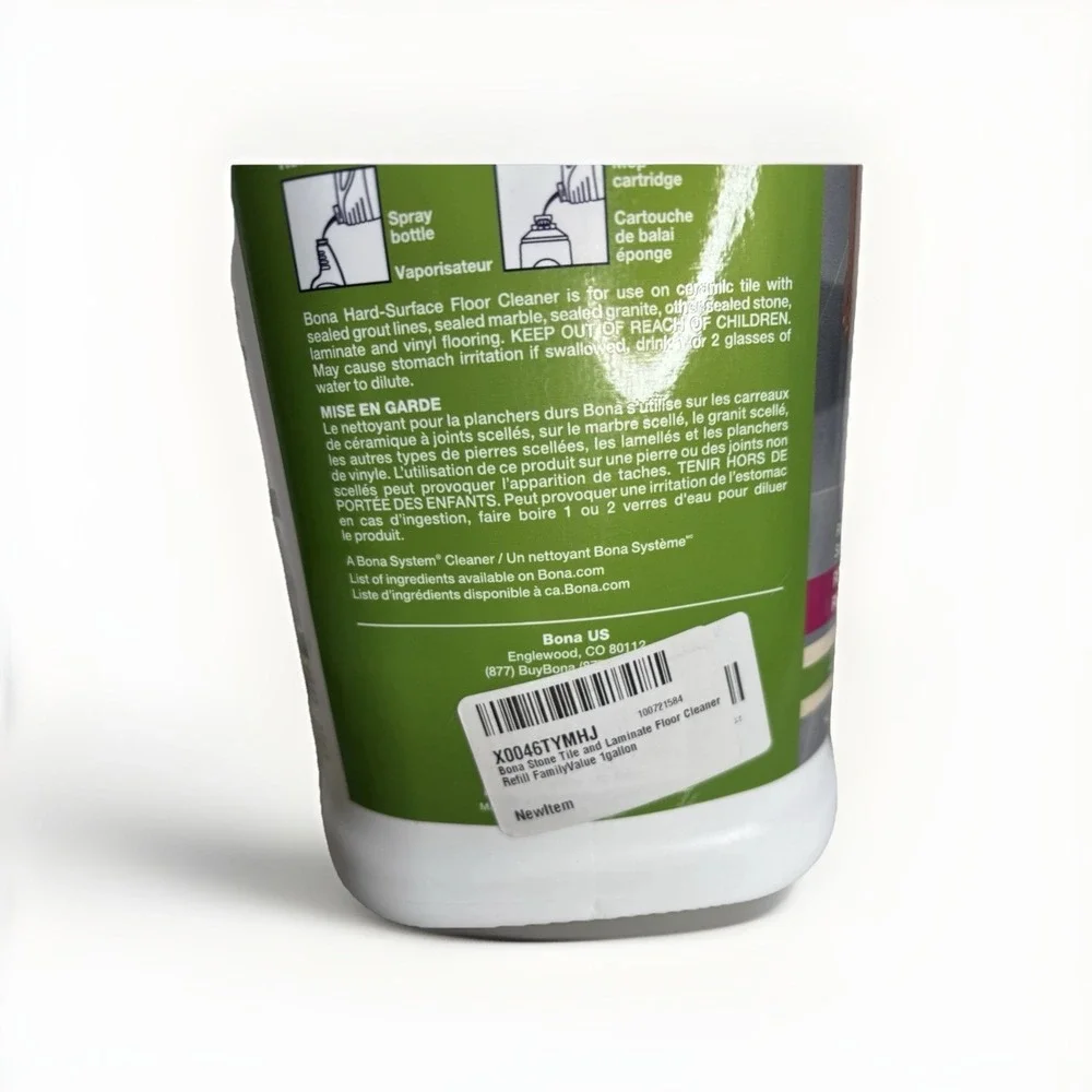 Bona Hardwood Floor Cleaner‎ Refill 160 oz Value Size 1 Gallon BRAND NEW